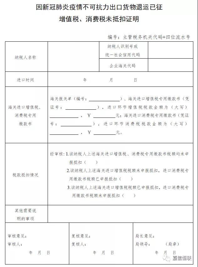 出口報(bào)關(guān)退運(yùn)貨物